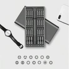63 In 1 Precision Screwdriver Set Torx Magnetic Screw Driver Bit Professional Repair Tool Kit Compatible With Iphone Watch Camera - 63 In 1 - View 7
