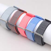 Compatible With Air Band Sport Nylon Performance Loop Strap, Adjustable Breathable Lightweight Woven Replacement Wristband For Fitness Tracker - Air - View 8