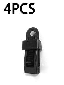 4pcs/8pcs/12pcs Outdoor Tent Rope Adjuster Buckle, Camping Tarp Guyline Tensioner, Windproof Rope Tension Regulator, Adjustable Locking Clip, Tent Guyline Tightener, Anti-Slip Rope Fixing Buckle, Outdoor Camping Tent Accessories, Tarp Rope Buckle, Camping Gear, Mountaineering Camping Supplies, Strong Rope Fixing Buckle, Rope Adjuster, Suitable For Tents, Tarps, Awnings, Camping Hanging And Outdoor Fixing Use - Black - View 12