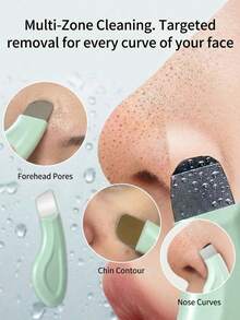 1pc Blackhead Remover Shovel Manual Pore Cleaner Tool, Stainless Steel Face Scraper For Deep Pore Cleaning, Professional Comedone Extractor For Sebum And Strawberry Nose, Skincare Exfoliating Tool For Women - A - View 6