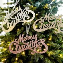 1pc New Creative Acrylic Blank Christmas Sign, Christmas Letter Decoration For Christmas Tree, Holiday Decor,Christmas - Multicolor - View 6
