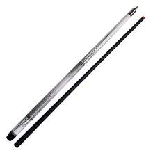 1/2 Split Glass Fiber Pool Cue Stick, 13mm Tip 19-20OZ 57.41in White Pattern Billiard Cue For American 9-Ball - White - View 5