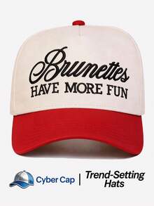 1pc Women's Letter Trucker Hat Adjustable Design Stylish Embroidered Five-Panel Cap Perfect For Casual Wear, Parties Travel - Multi-color - View 13