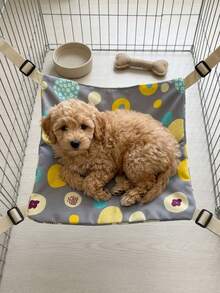1pc - Plaid Double-Sided Pet Hammock Bed - Suitable For Small And Medium Cats And Dogs, Comfortable Fabric. Non-Sticking Hair. Suitable For All Seasons. - M - View 4