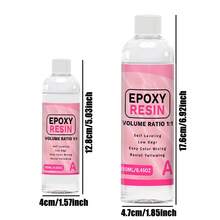 240ml/500ml Epoxy Resin Kit Perfect For Art, Jewelry, Crafts, Glassware Etc. Handmade Crafting - Epoxy Resin - View 2