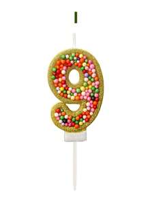 1 buah Lilin Angka Kombinasi 0-9 dengan Hiasan Emas, Lilin Ulang Tahun Macaron Soyle Cocok untuk Pesta Ulang Tahun Pernikahan, Ulang Tahun Perpisahan, Dekorasi Kue Premium - View 17