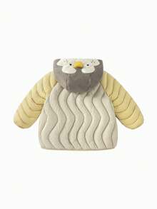 mini bala Baby Anti‑Static Padded Coat Warm Soft Outerwear For Baby Boys Girls Autumn Winter Wear - Light Khaki - View 5