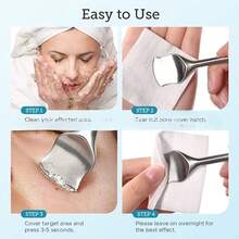 Alat Pembersih Wajah Berkualitas Tinggi, Spatula Perawatan Wajah, Alat Pembersih Kecantikan, Cocok untuk Semua Jenis Kulit, Unisex - MultiWarna - View 3