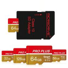 Kartu Memori Micro SD TF Kecepatan Tinggi PRO Kelas 10 dengan Adaptor Kartu SD, Kartu Penyimpanan Microdrive untuk Kamera Pengawasan & Aksi - View 5