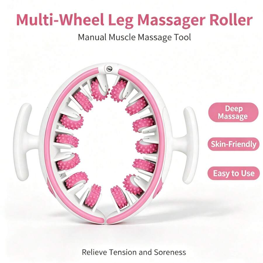 Massage Rollers, Equipped With Push-Pull Handles, Are Specially Designed For The Thighs, Calves, And Waist/Abdomen Areas, Effectively Relieving Deep Muscle Pressure, Reducing Cellulite, And Promoting Muscle Recovery.