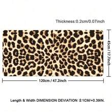 1 miếng thảm bàn làm việc cỡ cực lớn bằng da PU chống nước chống trượt chống trầy xước hai mặt dễ vệ sinh, tấm lót bàn phím chuột laptop họa tiết da báo, tấm bảo vệ mặt bàn cho văn phòng nhà ở chơi game học tập làm việc, phụ kiện máy tính - Xem 9