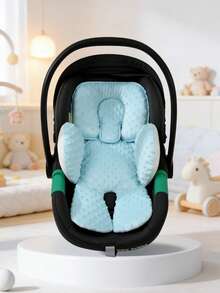 1pc Baby Carrier Sleeping Pad, Bean Velvet Seat Cushion Accessory, Seat Inner Pad, Protective Cushion - Multicolor - View 10