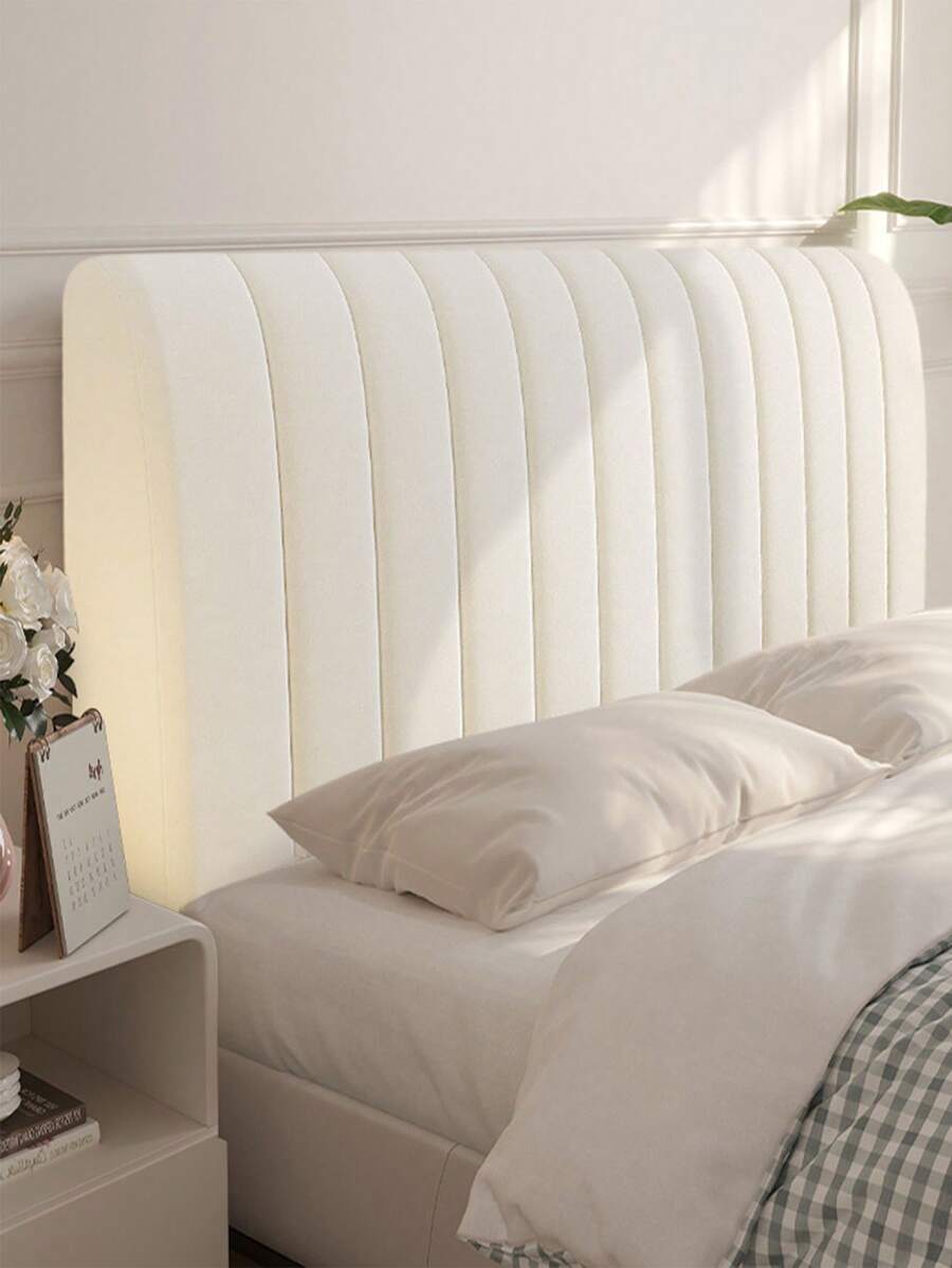 Soft Bread-Shaped Bed Head Cover, Multiple Sizes, Comfortable Backrest, Minimalist & Elegant, Soft Touch, Smooth & Comfortable, Durable & Wear-Resistant, Shrink-Resistant - Off-white - View 1