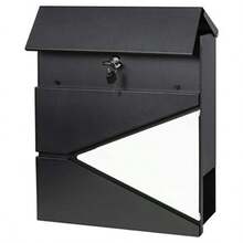 Free Shipping Lockable Mailboxes With Keys, Outdoor Wall Mounted Mail Box With Large Capacity, 14 310 X 4 110 X 13, White - 93 White - View 4