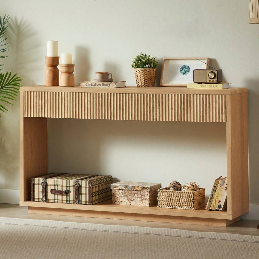 Sofa & Console Tables - Natural - View 1