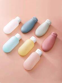 6pcs Travel Refillable Bottles, Suitable For Gel And Shampoo, Leak-Proof Bottles For Gel, Shampoo, Lotion, Body Wash, Hand Soap And Cosmetics - A - View 4