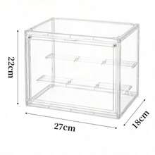 1 Acrylic Display Case - Clear Display Stand Display Cabinet Display Box Mini Handmade Toy And Doll Figurine Storage Box - Clear - View 11