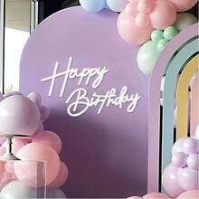 Happy Birthday Background Decor - Felt Happy Birthday Sign, Suitable For Balloon Arch Birthday Party Background Decoration, Also Suitable For Birthday Parties, Baby Showers - Retro Country Style Birthday Party Decorative Background Wall Photo Prop - Birthday Felt - View 9