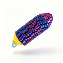 Rotatable Corn Stress Relief Toy, Rotating Desk Decor, Novel Finger Fidget Gift For Teens And Adults - Multicolor - View 12