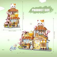 850+Pcs City Street Scene Shop Building Block Set, Taiyaki Shop Mini Building Blocks, MOC Creative Architecture Toy, Realistic Construction Collection Toy, Miniature Building Blocks, Home Decor, Adult Gift - Multicolor - View 10
