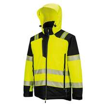 Portwest Mens Hi-Vis Winter Jacket - Yellow/Black - View 3