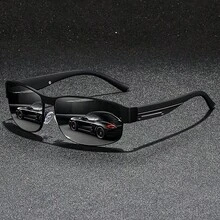 2PCS Fashion Classic Square Glasses Multi Color Combination Unisex Metal Style Suitable For Fishing Travel Vacation And Summer Beach Use Daily Wear - 4PCSF8485-5 - View 7