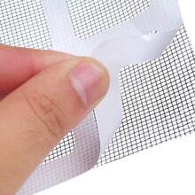 5Pcs/10pcs Self‑Adhesive Window Screen Repair Patch, Cuttable Fiberglass Mesh Hole Repair Sticker, Multi‑Purpose Anti‑Mosquito Screen Patch For Screen Window Door Mesh Hole & Window Drain Hole Cover, Waterproof Strong Adhesive Screen Repair Tape - Window Screen Repair Patch - View 3
