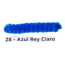 100 Chenille - Limpia Pipas Normal -manualidades = Full - 28 AZUL REY CLARO - Ver 2