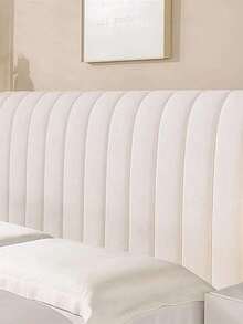 Soft Bread-Shaped Bed Head Cover, Multiple Sizes, Comfortable Backrest, Minimalist & Elegant, Soft Touch, Smooth & Comfortable, Durable & Wear-Resistant, Shrink-Resistant - Off-white - View 3