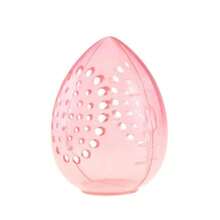 1/2pcs Beauty Sponge Makeup Storage Egg Powder Puff Makeup Egg-Shaped Transparent Holder Powder Puff Drying Box Makeup Accessories - Multicolor - View 4