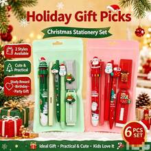 Hasbro Christmas Best-Seller Highly Attractive 6-Piece Stationery Set Student Stationery Gift Learning Reward Small Gift - Multicolor - View 7