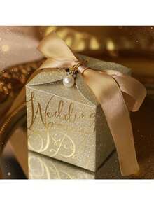 10PCS Gold And Silver Gift Boxes Suitable For Holiday Party Occasions - Multiple Styles - View 6