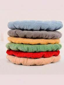 2pcs Round Stool Covers With Elastic Edge, Machine Washable, All Season, Fits 9.4-11 Inch (24-28cm) Diameter Round Stools With Seat Thickness Less Than 1.2 Inch (3cm), Home Dining Chair, Please Check Size Before Ordering, Christmas Birthday Gift Choice - Multicolor - View 11