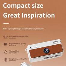 TOUCHBeauty Kamera Digital Mini Liontin Kalung, Kamera Saku Portabel yang Dapat Dipakai, Resolusi 1080P, Perekam Foto & Video untuk Selfie dan Perjalanan, Kartu TF Tidak Termasuk, Hadiah Gadget Kreatif untuk Remaja & Pelajar - MultiWarna - View 4