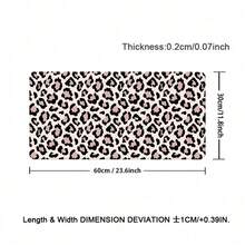 Pink Black Leopard Print PU Leather Desk Mat, Waterproof Anti-Slip Smooth Large Mouse Pad, Stain Resistant Desk Protector, Oversized Keyboard Table Pad For Office, School, Home Desktop, Gaming Study Work Decor, Easy Wipe Clean Computer Desk Cover Pad - View 14