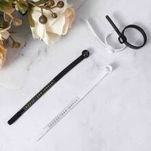 2Pcs Ring Size Measuring Ring US Size, Finger Size Adjuster, Standard Soft Ruler, Reusable Ring Size Measuring Tool With Magnifier, US1-17, Valentine's Day Ring Size Measuring - Multicolor - View 13