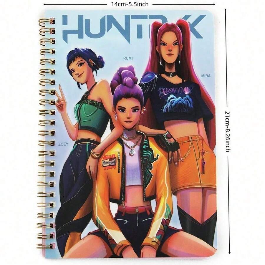 Hasbro 1 buah Buku Catatan Estetik Berkualitas Tinggi, Jurnal Gaya Korea untuk Pelajar, Halaman Berwarna-warni, Cocok untuk Sekolah & Penggunaan Sehari-hari, 4 Model Dikirim Acak - acak - View 1