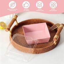 Pastry Packaging Boxes - Lot de 100 Rose - Voir 3