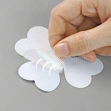10pcs Transparent Clover-Shaped Bathtub Anti-Slip Stickers, Self-Adhesive Shower Floor Safety Non-Slip Mats, For Bathroom - AS052 Transparent - View 6