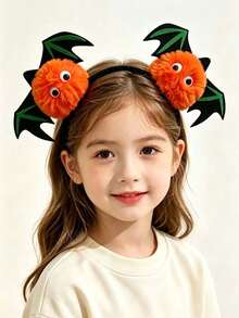 Halloween Plush Bat Headband - Multicolor - View 3