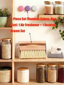 Portable Mini Dustpan And Broom Set - Multi-Function Wooden Handle Cleaning Brush Set, Suitable For Desktops, Keyboards And Narrow Gaps - Clean Damage-Free, Convenient To Use - Mini Dustpan and Brush Set - View 10