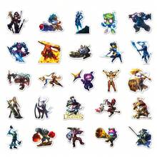 Hasbro 50pcs League Of Legends Cartoon Game Popular Cross-Border Planner Laptop Luggage Waterproof Adhesive Decorative Stickers - Multicolor - View 3