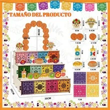 Halloween Altar Ofrenda Día De Muertos Mdf 3mm Desarmable - 1 - Ver 2