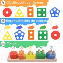 Kids Stacking Toys - Colorful - View 7