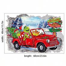 FIFA Stiker Dinding Natal The Grinch Gaya Baru PVC Kartun Film Monster Hijau Dekorasi Dinding Decal - stiker - View 9
