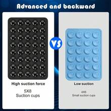 2pcs Silicone Adhesive Phone Holder, Non-Slip Silicone Adhesive Phone Stand, Phone Case Bracket, Hands-Free Phone Accessory, Selfie And Video Stand, Multi-Functional Phone Accessory, Suitable For All Models - Multicolor - View 6