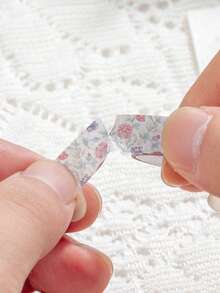 5 cuộn/hộp băng keo giấy washi họa tiết cây và hoa phong cách vintage, dùng cho làm nhật ký DIY, scrapbooking, trang trí collage nền và gói quà - Nhiều màu - Xem 10