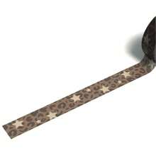 1pc Leopard Print Series Washi Tape, Five-Pointed Star Leopard Print Planner Decoration Tape Roll - Multicolor - View 13