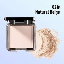CZEL Kuzhi Translucent Silk Setting Powder Compact, Touch-Up Loose Powder, Matte Powder, Non-Greasy, Long-Lasting, Fresh And Lightweight - 02#Natural Color - View 2