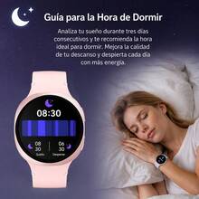 JIDITECH Reloj inteligente de gama alta, caja de aleación de titanio, pantalla de zafiro, incluye 2 correas, disponible en tres colores. Varios modos deportivos, decenas de esferas elegantes, múltiples funciones útiles integradas - La elección ideal para regalar en cumpleaños y festividades - rosa - Ver 8